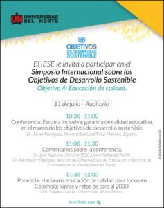 Evento dedicado al estudio, análisis, reflexión y debate sobre la Agenda Global de Desarrollo contenida en los Objetivos de Desarrollo Sostenible – 2030. 