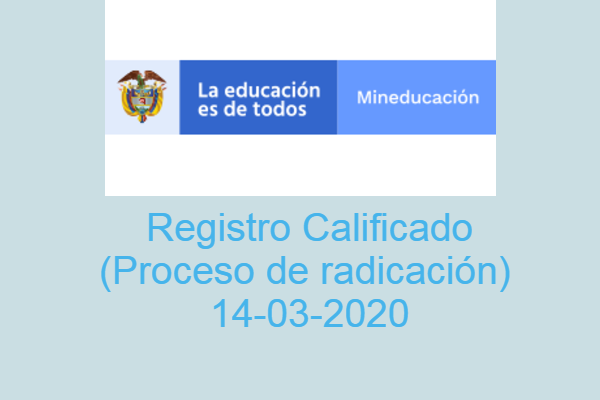 Registro Calificado (Orientaciones Marzo 2020)