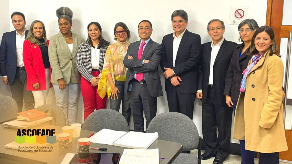 Junta Directiva de Ascofade y viceministros, Ministerio de Educación de Colombia